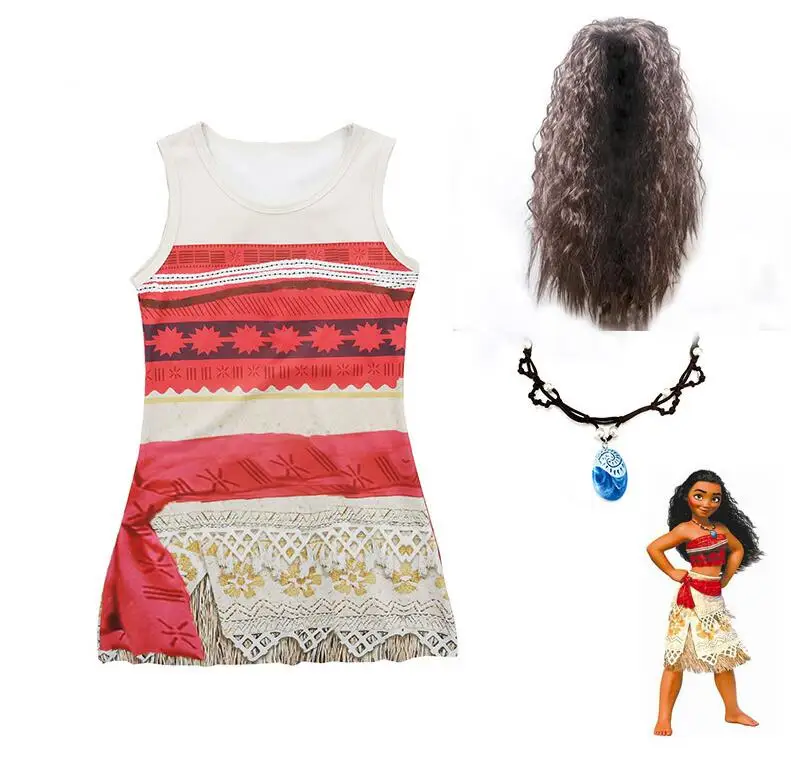 2018 summer moana cotton Dress for girl Kids Party Princess Cosplay Children Fantasy wig children sweet dress Costumes
2018 summer moana cotton Dress for girl Kids Party Princess Cosplay Children Fantasy wig children sweet dress Costumes