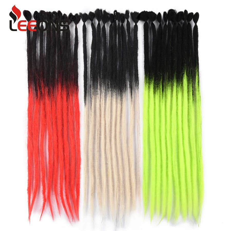 Leeons 20" Handmade Hair Extensions Dreadlocks Synthetic Crochet Braid Hair Extension For Men And Women Hip Hop Hairstyle 1 Root
Leeons 20" Handmade Hair Extensions Dreadlocks Synthetic Crochet Braid Hair Extension For Men And Women Hip Hop Hairstyle 1 Root