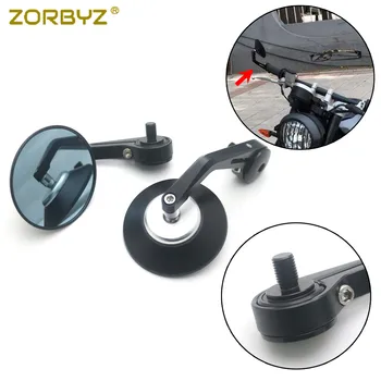 ZORBYZ Black Aluminium Handle Bar End Round Rearview Side Mirror 10mm Thread Inside Mount For FB Mondial Aprilia CR150
ZORBYZ Black Aluminium Handle Bar End Round Rearview Side Mirror 10mm Thread Inside Mount For FB Mondial Aprilia CR150