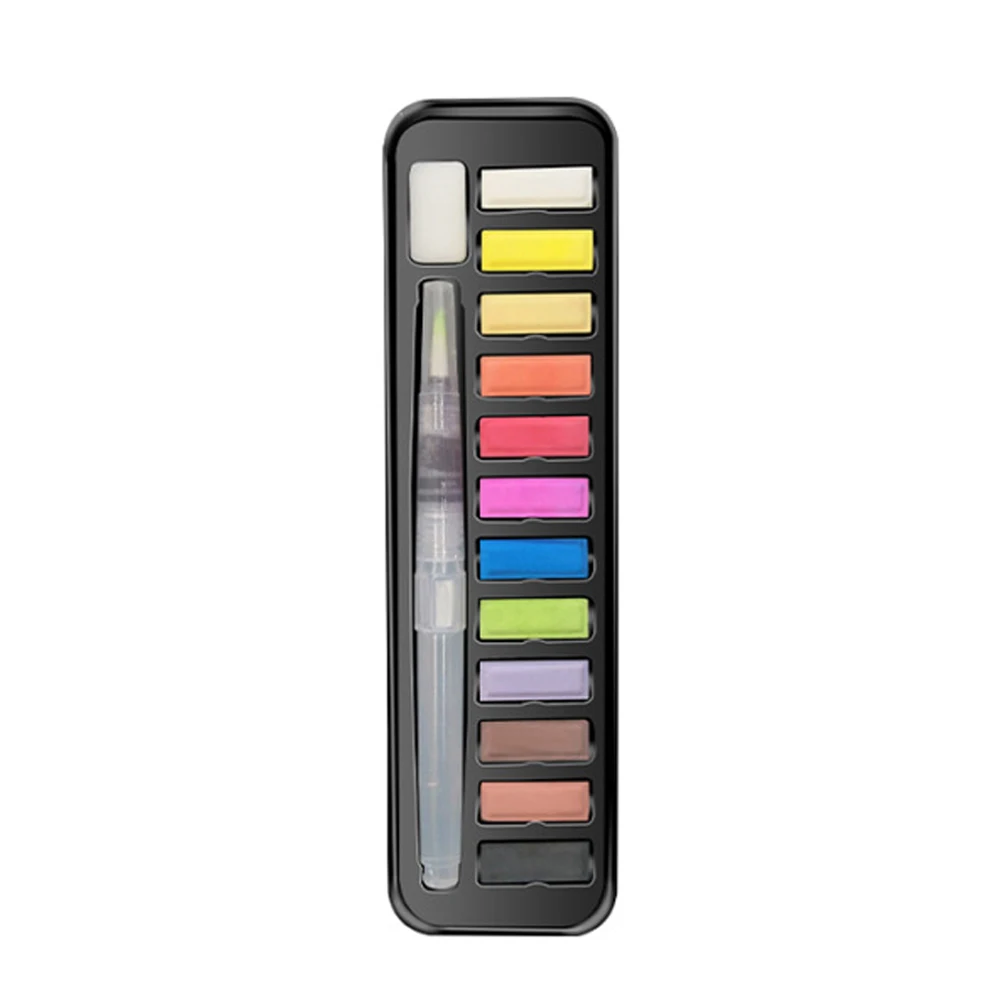 12/18/24 Colors Solid Reusable Art Painting With Brush Colorful Watercolor Paint Set Portable Drawing Line Base Lightweight
12/18/24 Colors Solid Reusable Art Painting With Brush Colorful Watercolor Paint Set Portable Drawing Line Base Lightweight