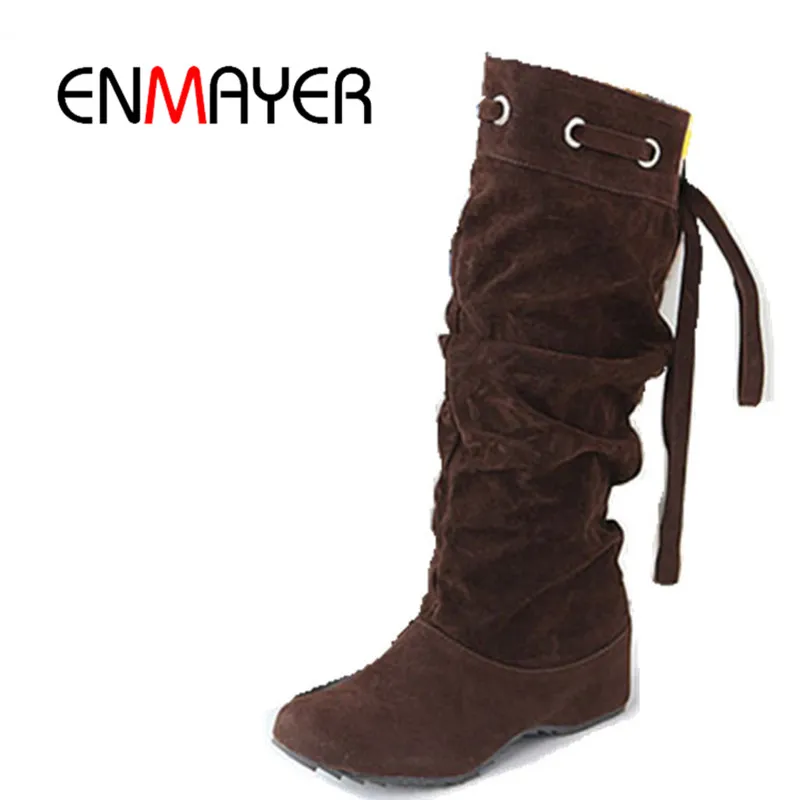 ENMAYER 4 Color Half Boots Women Lady Winter Boots Footwear Wedge Shoes Fashion Sexy Snow Boots Warm EUR Size 34-43
ENMAYER 4 Color Half Boots Women Lady Winter Boots Footwear Wedge Shoes Fashion Sexy Snow Boots Warm EUR Size 34-43
