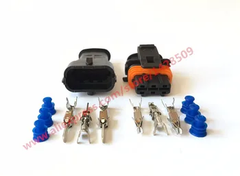 5 Sets 3 Pin Female Male Fuel Pressure Wire Connector Electrical Connector Sealed Diesel Injection Plug 1928404074 For Bosch
5 Sets 3 Pin Female Male Fuel Pressure Wire Connector Electrical Connector Sealed Diesel Injection Plug 1928404074 For Bosch