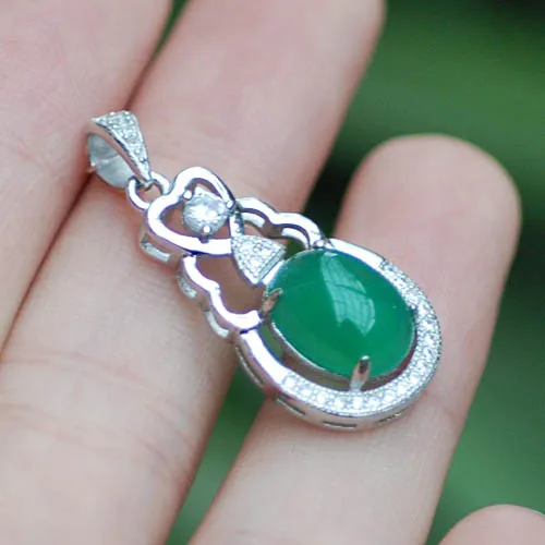 LANZYO 925 Sterling Silver Pendants Natural Chalcedony fine wedding Jewelry for women wholesale td1065
LANZYO 925 Sterling Silver Pendants Natural Chalcedony fine wedding Jewelry for women wholesale td1065