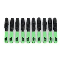 10Pcs SC/APC Fiber Optic Connector FTTH Embedded Single Mode Assembly Fiber Optic Quick Connector Fiber Optic Fast Connector
10Pcs SC/APC Fiber Optic Connector FTTH Embedded Single Mode Assembly Fiber Optic Quick Connector Fiber Optic Fast Connector