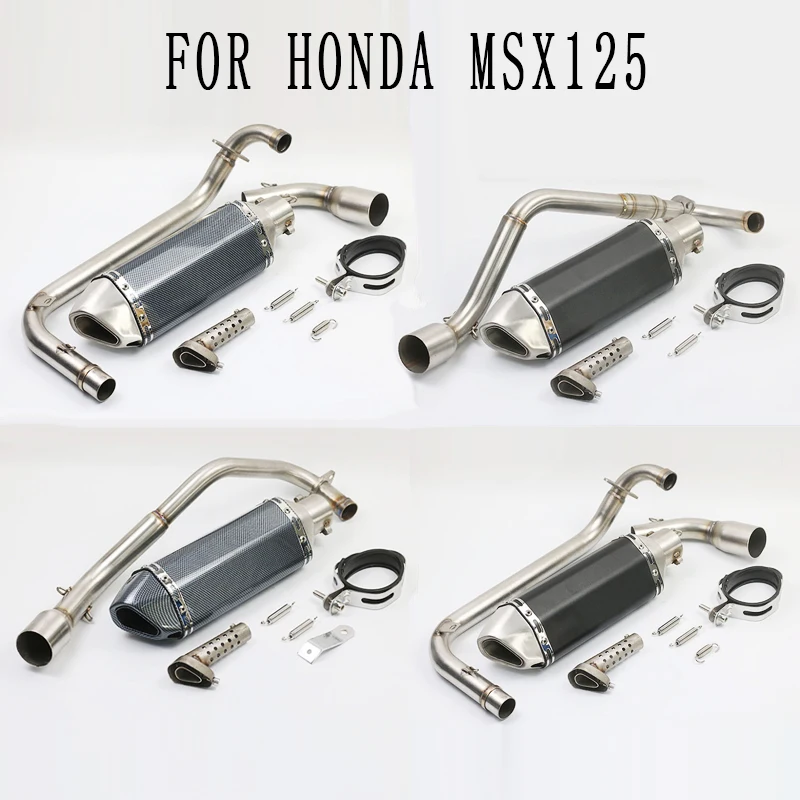 Modified MSX125 Full Exhaust Pipe Muffler Stainless Steel With Movable DB Killer Middle Connect Tube For HONDA MSX 125 TX042
Modified MSX125 Full Exhaust Pipe Muffler Stainless Steel With Movable DB Killer Middle Connect Tube For HONDA MSX 125 TX042