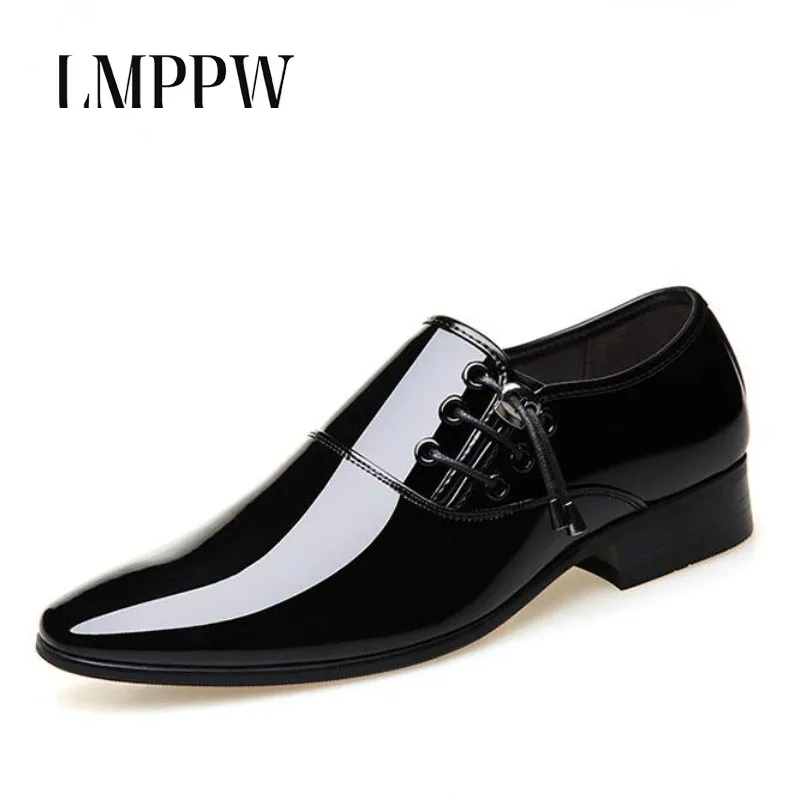 New Men's Shoes British Business Men Dress Shoes Pointed Toe Patent Leather Wedding Oxford Shoes Fashion Men Flats Party Shoes
New Men's Shoes British Business Men Dress Shoes Pointed Toe Patent Leather Wedding Oxford Shoes Fashion Men Flats Party Shoes