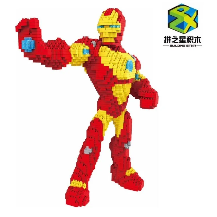 Diamond Blocks Ironman Auction Figures Cartoon brinquedo Super hero Model Building Bricks Kids Toys educational Boy Gifts 8830
Diamond Blocks Ironman Auction Figures Cartoon brinquedo Super hero Model Building Bricks Kids Toys educational Boy Gifts 8830