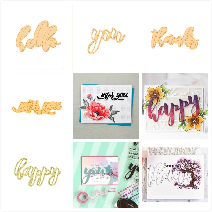 GJCrafts Letter Phrases Word Dies Cutting Metal Dies for DIY Scrapbooking Embossing Photo Album Paper Card Decorative Craft Dies
GJCrafts Letter Phrases Word Dies Cutting Metal Dies for DIY Scrapbooking Embossing Photo Album Paper Card Decorative Craft Dies