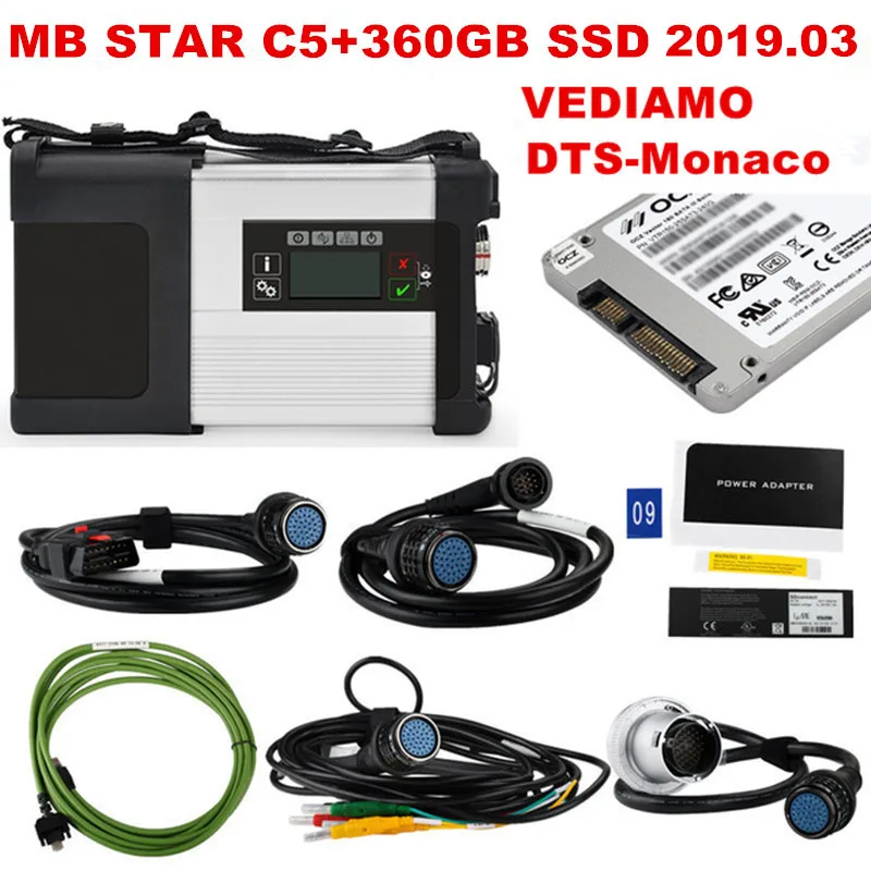 A+++ Quality Full Chip V2019.09 software 360GB SSD MB STAR C5 MB SD Connect Compact 4 Diagnostic Tool with WIFI Function
A+++ Quality Full Chip V2019.09 software 360GB SSD MB STAR C5 MB SD Connect Compact 4 Diagnostic Tool with WIFI Function