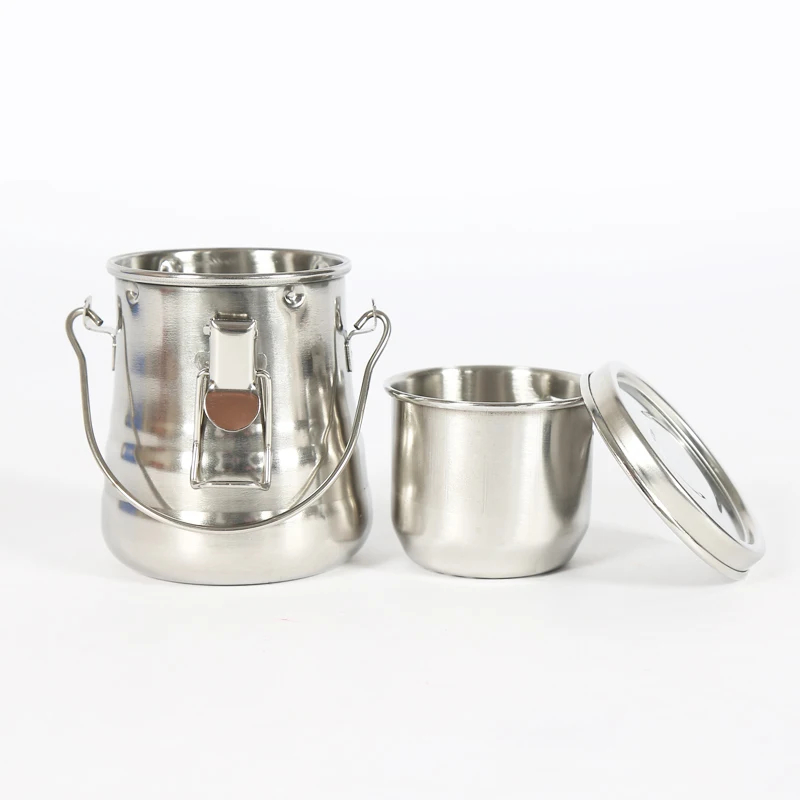 Stainless steel single hole oil pot with lid seal good anti-leakage wash pen pot pine knot wash pen art supplies
Stainless steel single hole oil pot with lid seal good anti-leakage wash pen pot pine knot wash pen art supplies