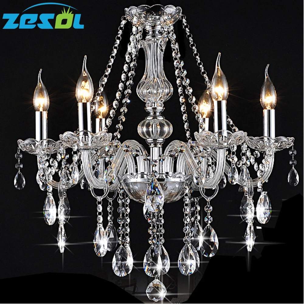ZESOL Crystal Chandelier Modern Crystal Living Room Indoor Lamp Decoration 6 Arms
ZESOL Crystal Chandelier Modern Crystal Living Room Indoor Lamp Decoration 6 Arms