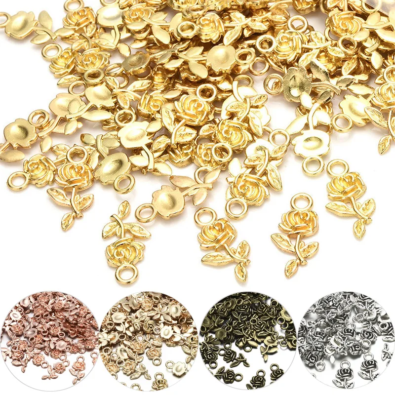 20pcs New Tibet Silver Rose Flower Small Charms Pendant Beads DIY Jewelry Making Necklace Earrings Accessories
20pcs New Tibet Silver Rose Flower Small Charms Pendant Beads DIY Jewelry Making Necklace Earrings Accessories
