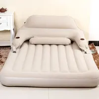 Multifunctional Inflatable Sofa PVC Bed Folding Sofa Beds Outdoor Furniture Sofa Bedroom Portable Soft Guest Bed for 2 Person image