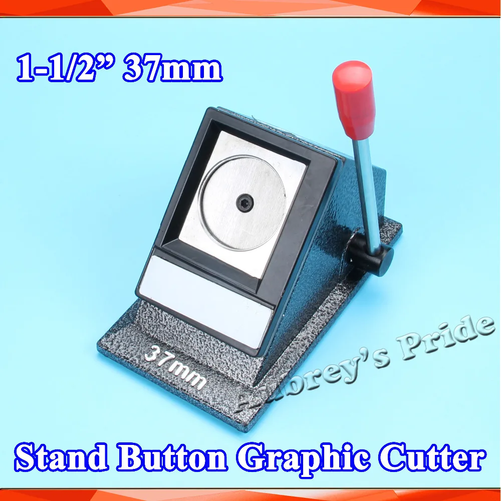 NEW Heavy Duty Manual 1-1/2" 37mm (Actual Cut 48.5MM) Multi Sheets Stand Paper Graphic Punch Die Cutter for Pro Button Maker | Дом и сад