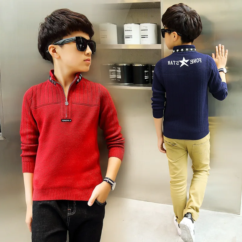 Boys Star Letter Cashmere Sweater 2018 Autumn Children Knitwear Patterns Boys Sweater Kids Fashion Outerwear Age 5-14 T
Boys Star Letter Cashmere Sweater 2018 Autumn Children Knitwear Patterns Boys Sweater Kids Fashion Outerwear Age 5-14 T