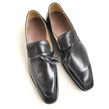 Sipriks Custom Mens Goodyear Welted Shoes Unique Black Tassel Loafers Italian Handmade Mens Boat Shoes European Designer Boots
Sipriks Custom Mens Goodyear Welted Shoes Unique Black Tassel Loafers Italian Handmade Mens Boat Shoes European Designer Boots