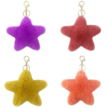 50 Pieces Fluffy Star Keychain For Female Faux Rabbit Fur Pompom Keyring Women Car Key Chains Pendant Jewelry Accessories
50 Pieces Fluffy Star Keychain For Female Faux Rabbit Fur Pompom Keyring Women Car Key Chains Pendant Jewelry Accessories