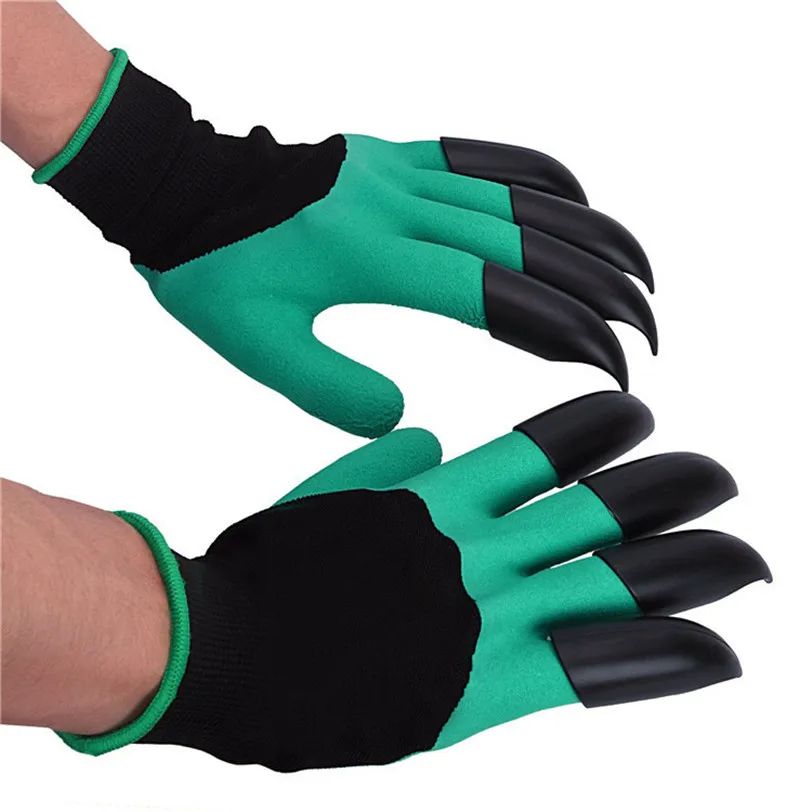 2020 New Green Garden Gloves with Fingertips Claws Easy to Dig and Plant Safe for Rose Pruning Gloves Mittens Digging Gloves
2020 New Green Garden Gloves with Fingertips Claws Easy to Dig and Plant Safe for Rose Pruning Gloves Mittens Digging Gloves