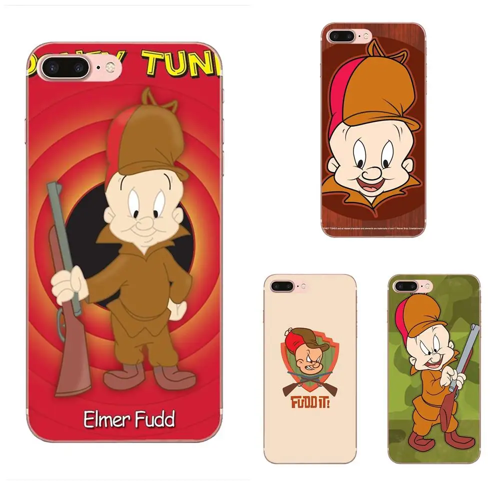 Милый мультяшный Looney Tunes Elmer Fudd уникальный для Apple iPhone 4 4S 5 5C 5S SE 6 6S 7 8 Plus X XS Max XR |