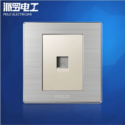 Wholesale POLO Luxury Computer Wall Socket Panel, PC Outlet, Champagne/Black, Electric Socket, 10A, 110~250V, 220V,86*86mm
Wholesale POLO Luxury Computer Wall Socket Panel, PC Outlet, Champagne/Black, Electric Socket, 10A, 110~250V, 220V,86*86mm
