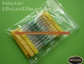 1uH to 470uH Inductor, 14valuesX10pcs=140pcs,Electronic Components Package,Inductor Assorted Kit
1uH to 470uH Inductor, 14valuesX10pcs=140pcs,Electronic Components Package,Inductor Assorted Kit