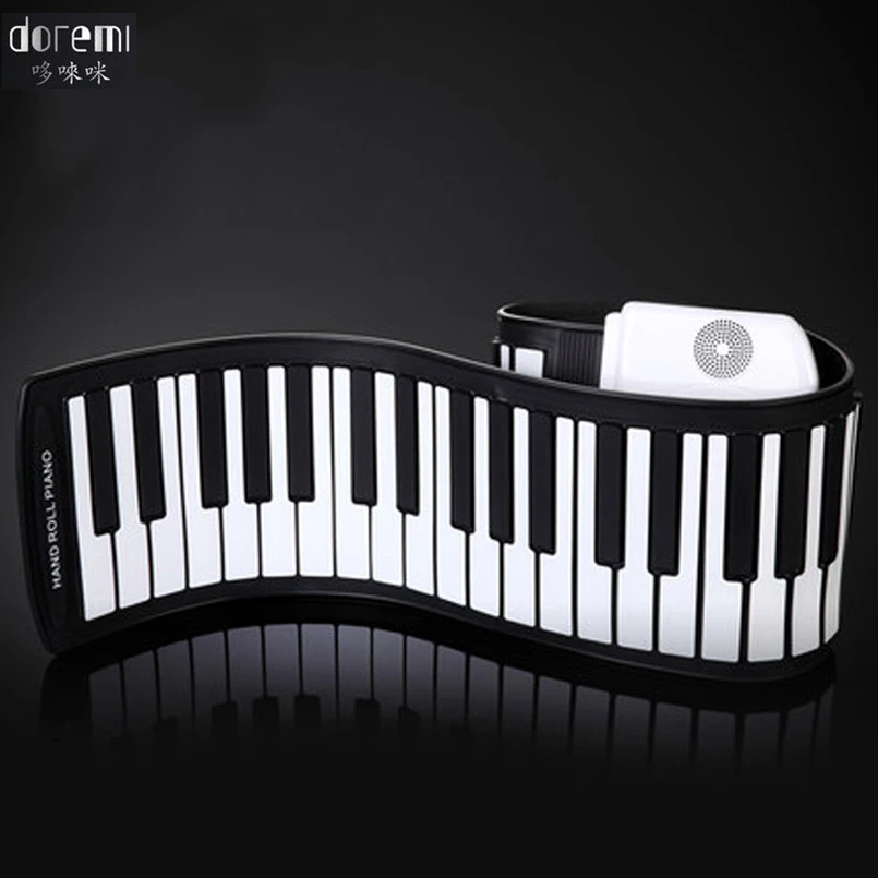 DoReMi 61 Keys Hand Roll Up Electronic Piano White Rechargeable Foldable Keyboard Portable Professional Foldable Piano S-218
DoReMi 61 Keys Hand Roll Up Electronic Piano White Rechargeable Foldable Keyboard Portable Professional Foldable Piano S-218