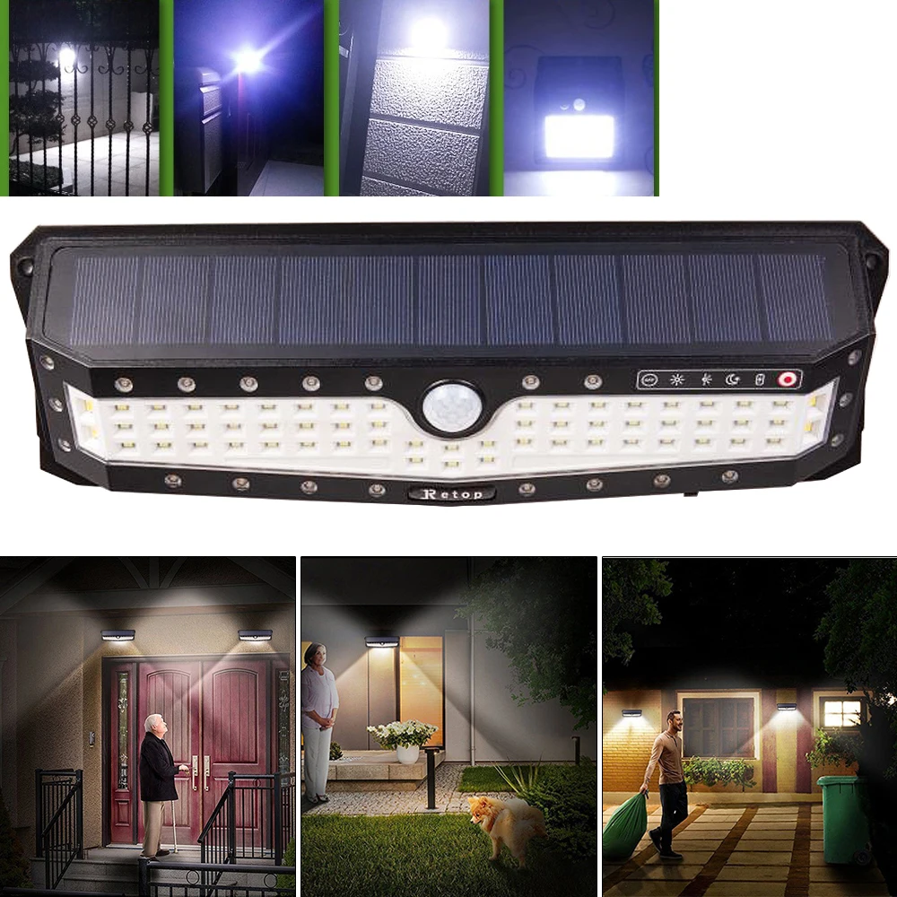 Solar Lamp Light 79 LED 2835 SMD Solar Power PIR Motion Sensor Wall Light 3 Modes Waterproof for Home Garden Pathway Yard
Solar Lamp Light 79 LED 2835 SMD Solar Power PIR Motion Sensor Wall Light 3 Modes Waterproof for Home Garden Pathway Yard