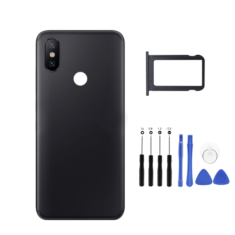 for Xiaomi Mi A2 Battery Back Cover Rear Metal Door Housing for Xiaomi Mi 6X Card Tray Holder Repair Spare Parts+ Side Key
for Xiaomi Mi A2 Battery Back Cover Rear Metal Door Housing for Xiaomi Mi 6X Card Tray Holder Repair Spare Parts+ Side Key