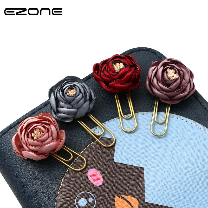 EZONE 2PCS 3D Flower Metal Clips Bookmark Beauty Cute Bookmarks For Book Holder Reading Tool Stationery School Office Supply
EZONE 2PCS 3D Flower Metal Clips Bookmark Beauty Cute Bookmarks For Book Holder Reading Tool Stationery School Office Supply