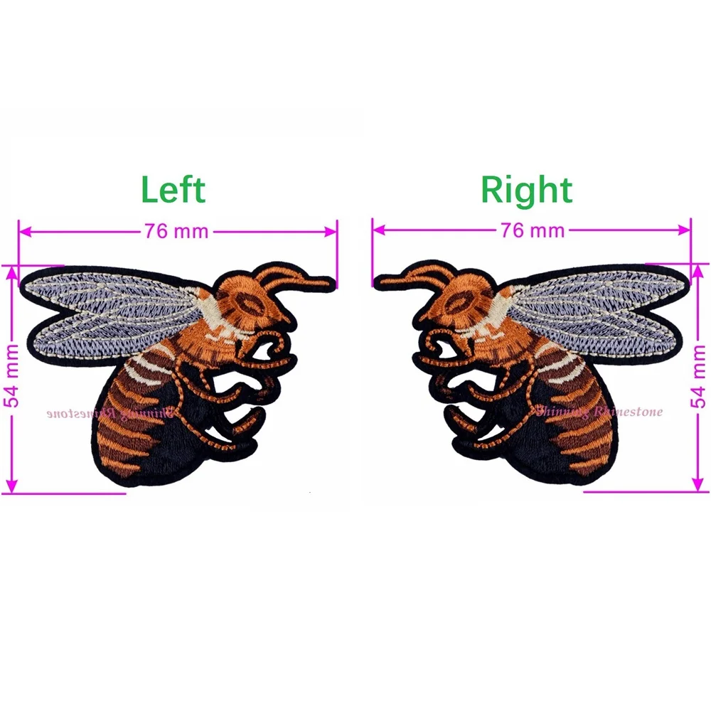 Couple Bees Pairs Left Right Two Sides Embroidery Bee Patch Sewing Insect Patches Iron On Clothes Applique DIY Kids Motifs
Couple Bees Pairs Left Right Two Sides Embroidery Bee Patch Sewing Insect Patches Iron On Clothes Applique DIY Kids Motifs