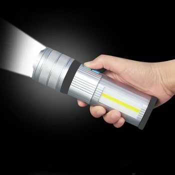 2019 LED Flashlight Multifunction Built-in battery T6/L2/P90 Torch & COB Red White Blue Floodlight With Strong magnet Power Bank
2019 LED Flashlight Multifunction Built-in battery T6/L2/P90 Torch & COB Red White Blue Floodlight With Strong magnet Power Bank