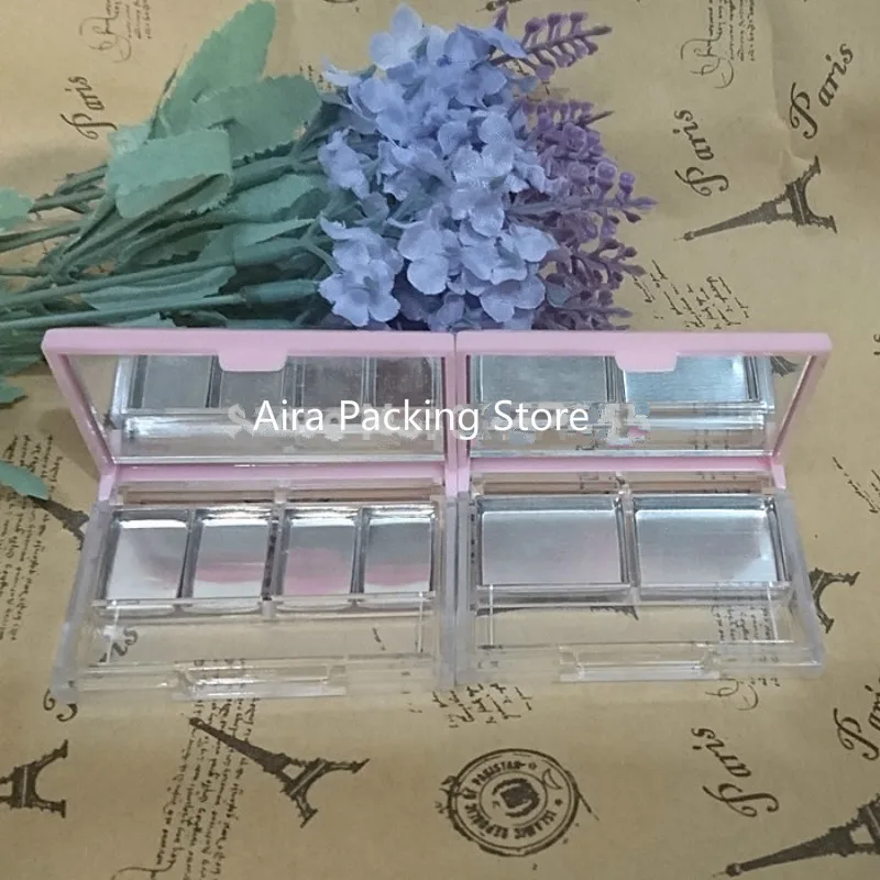 40pcs Empty Cosmetic Eyeshadow Powder Case n Mirror, Plastic Square Pink Blusher Container, Cosmetic Refillable Subpackage
40pcs Empty Cosmetic Eyeshadow Powder Case n Mirror, Plastic Square Pink Blusher Container, Cosmetic Refillable Subpackage