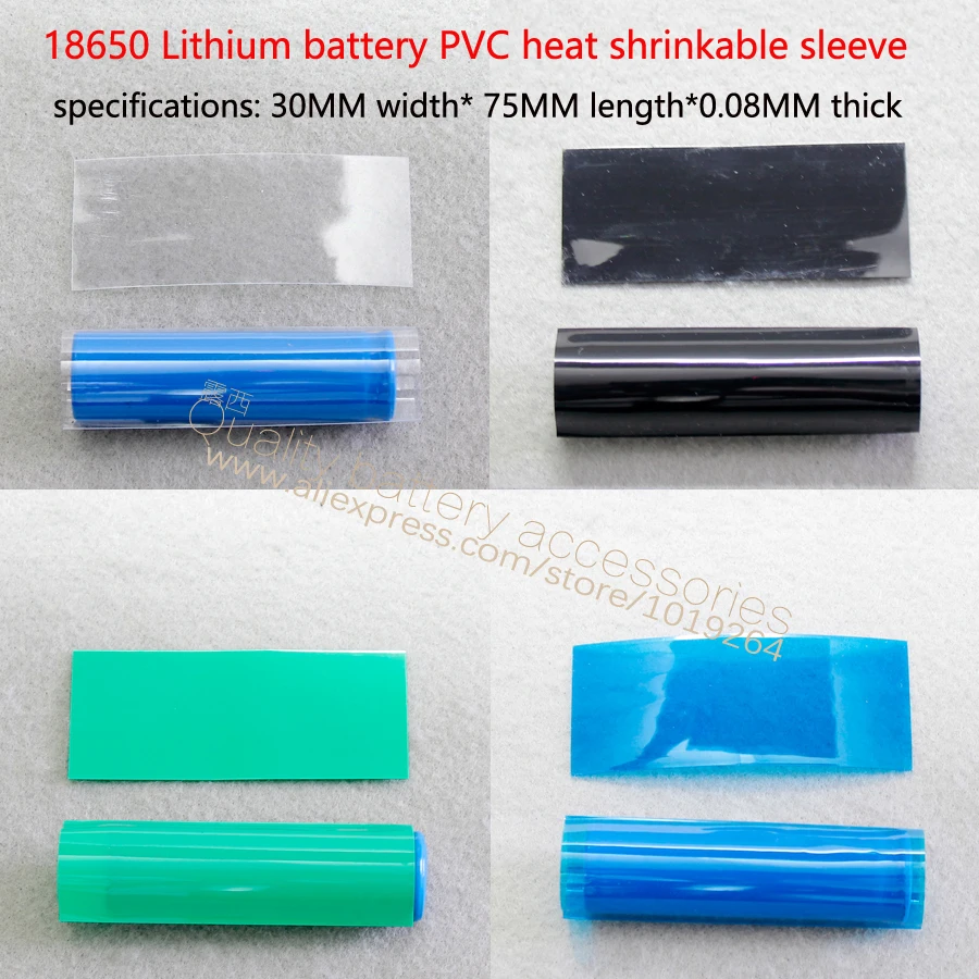 18650 lithium battery package casing bright transparent color heat shrinkable sleeve battery battery sheath of PVC heat shrinkab
18650 lithium battery package casing bright transparent color heat shrinkable sleeve battery battery sheath of PVC heat shrinkab