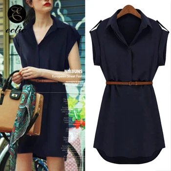 Korean Formal Office Dress Business Women Work Wear Sukienka A Line Mini Short Sleeves Turn Down Collar Dress Belted Shirt Dress
Korean Formal Office Dress Business Women Work Wear Sukienka A Line Mini Short Sleeves Turn Down Collar Dress Belted Shirt Dress