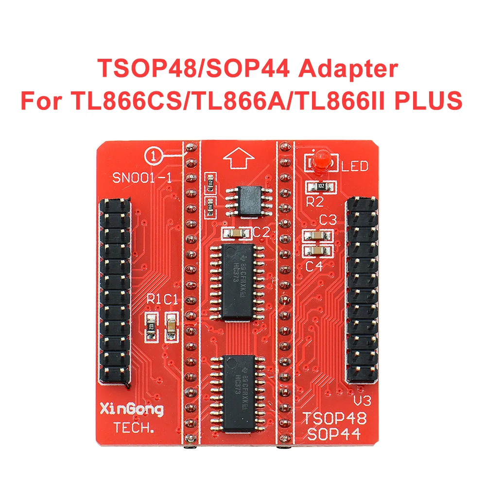 Original Adapters TSOP48/SOP44 ZIF adapter kit only for MiniPro TL866II PLUS TL866A TL866CS Programmer
Original Adapters TSOP48/SOP44 ZIF adapter kit only for MiniPro TL866II PLUS TL866A TL866CS Programmer