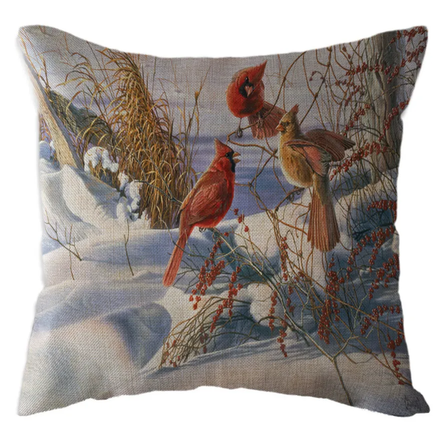 New Christmas Cushion Cover 45x45cm 1PC Cartoon Bird Snowman Sofa Cushion Cover Square Throw Home Decor Pillowcase 30
New Christmas Cushion Cover 45x45cm 1PC Cartoon Bird Snowman Sofa Cushion Cover Square Throw Home Decor Pillowcase 30