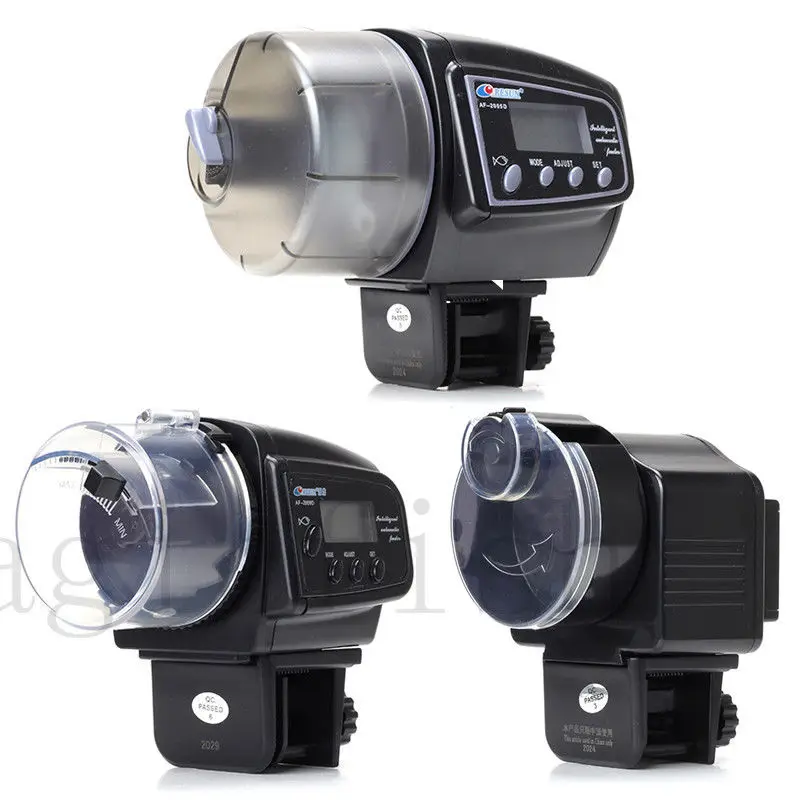 Adjustable Automatic Aquarium Timer Auto Fish Tank Pond Food Feeder Feeding with LCD
Adjustable Automatic Aquarium Timer Auto Fish Tank Pond Food Feeder Feeding with LCD