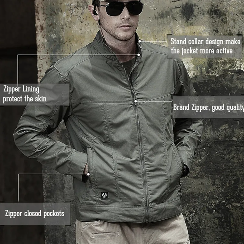 2019 New Spring Men's Tactical Field Bomber Jacket Light Military Clothes Special Force Jackets Fall Casual Male Slim Pilot Coat
2019 New Spring Men's Tactical Field Bomber Jacket Light Military Clothes Special Force Jackets Fall Casual Male Slim Pilot Coat