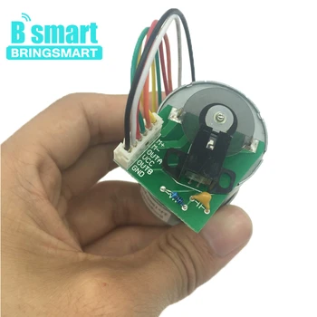 Bringsmart DC Mini Motor JGB37-3530A DC Gear Motor 12-1600rpm Optical Encoder 24V DC Motor Reductor 12V Photoelectric Encoder
Bringsmart DC Mini Motor JGB37-3530A DC Gear Motor 12-1600rpm Optical Encoder 24V DC Motor Reductor 12V Photoelectric Encoder