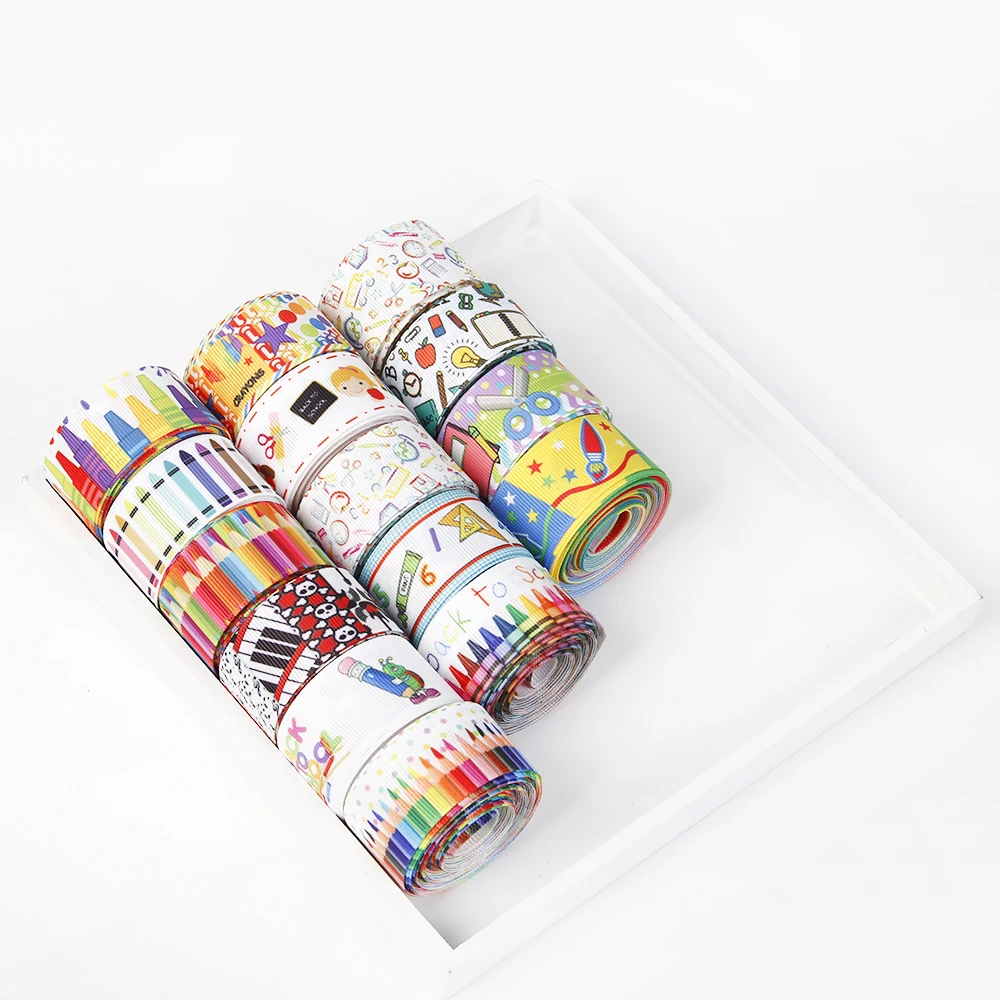 50Y 1"(25mm) Back to school Pencil Printed Grosgrain Ribbon 5 yards, DIY sewing Clothing, Wrap Gift Giving,50Yc1143
50Y 1"(25mm) Back to school Pencil Printed Grosgrain Ribbon 5 yards, DIY sewing Clothing, Wrap Gift Giving,50Yc1143