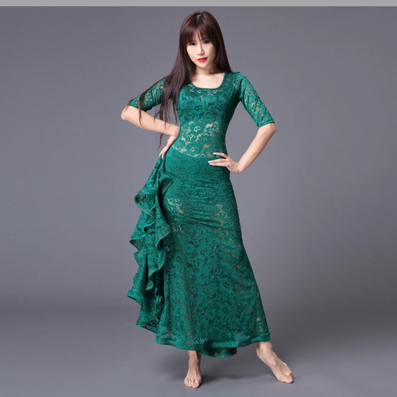 Lady fashion dress clothes senior lace latin dance dress girls belly dance show dresses dancer's clothing green red mint black
Lady fashion dress clothes senior lace latin dance dress girls belly dance show dresses dancer's clothing green red mint black