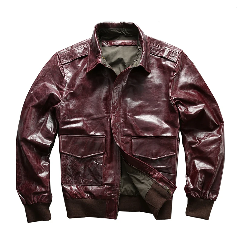 A1792 Read Description! air force flight A2 pilot leather jacket genuine cow leather clothing cowhide rider jacket
A1792 Read Description! air force flight A2 pilot leather jacket genuine cow leather clothing cowhide rider jacket