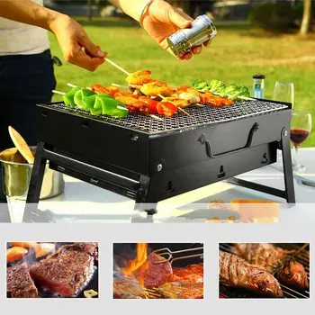 Portable Barbecue Stove Charcoal BBQ Grill Patio Camping Picnic Burner Foldable Black Steel Stove Portable Simple Barbecue Stov
Portable Barbecue Stove Charcoal BBQ Grill Patio Camping Picnic Burner Foldable Black Steel Stove Portable Simple Barbecue Stov