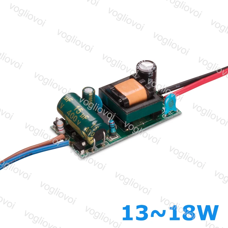 Vogliovoi 13-18W LED Driver Power Supply Built-In Constant Current Lighting 90-265V Output 300mA Transformer
Vogliovoi 13-18W LED Driver Power Supply Built-In Constant Current Lighting 90-265V Output 300mA Transformer