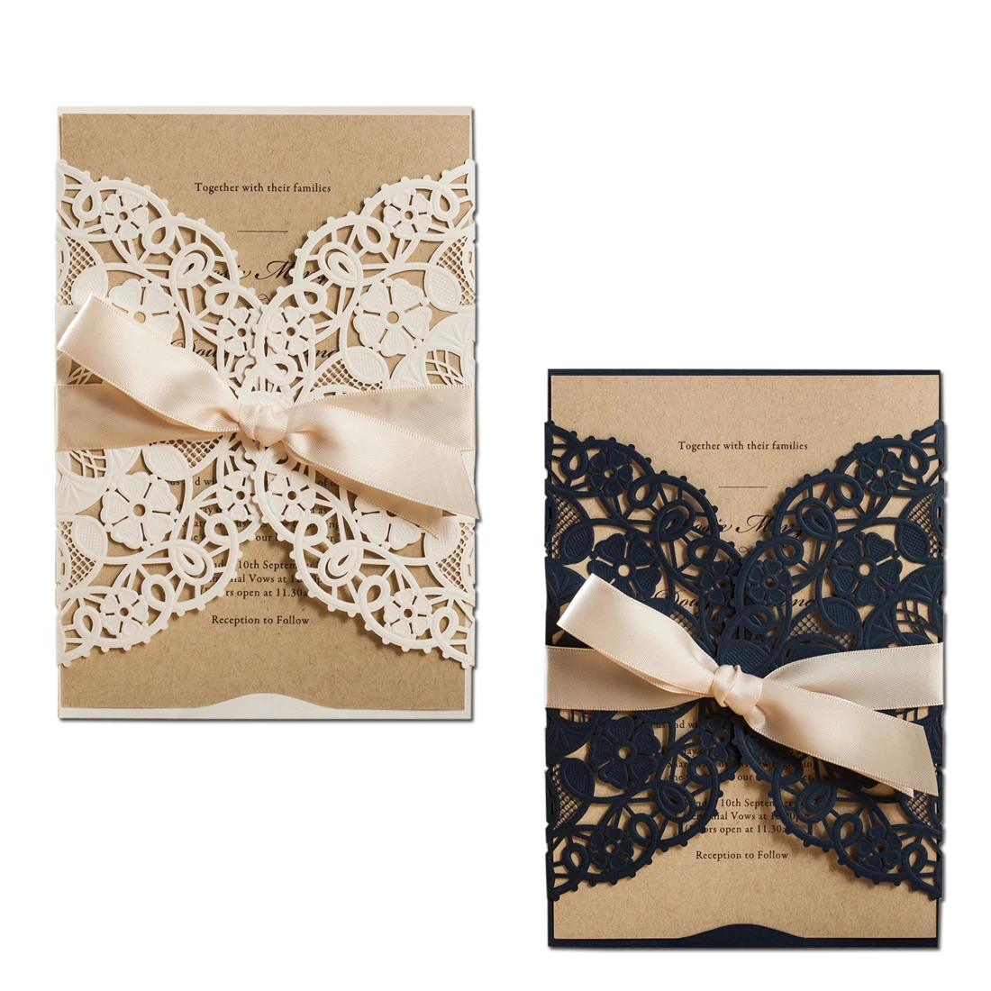 50Pcs White & Blue Laser Cut Wedding Invitations with Envelopes, Blank Birthday Greeting Quinceanera Party Invitation Post Cards
50Pcs White & Blue Laser Cut Wedding Invitations with Envelopes, Blank Birthday Greeting Quinceanera Party Invitation Post Cards