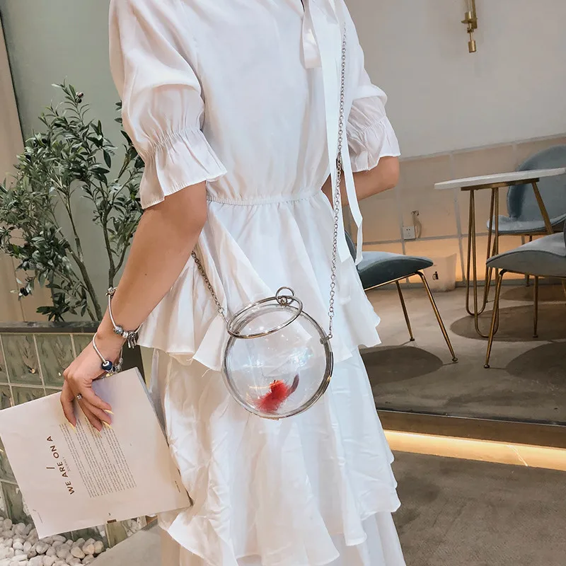 2019 Circular Clear Shoulder Bags for Women ice Cream Bell Round Handbag Female Tote Fish Tank Women Crossbody Messenger Bags
2019 Circular Clear Shoulder Bags for Women ice Cream Bell Round Handbag Female Tote Fish Tank Women Crossbody Messenger Bags
