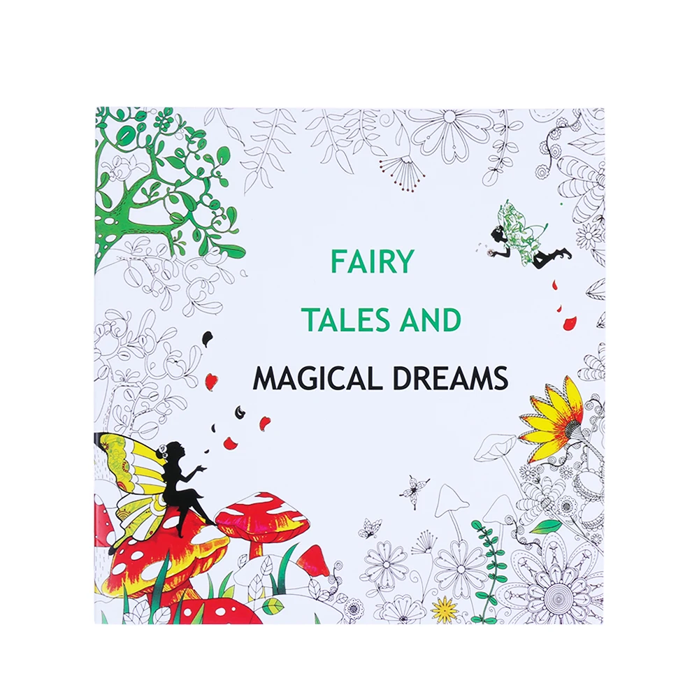 Fairy Tales Fun&Beauty Designs Stress Relief Coloring Book Mandalas Animal Relieve Stress for Kids Adult Coloring Book 25*25cm
Fairy Tales Fun&Beauty Designs Stress Relief Coloring Book Mandalas Animal Relieve Stress for Kids Adult Coloring Book 25*25cm