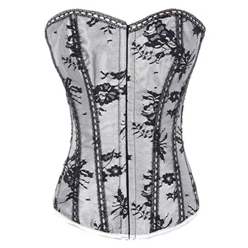 women bustier corset top flower brocade corset gothic corselet burlesque sexy lingerie vintage basque victorien korsage mujer
women bustier corset top flower brocade corset gothic corselet burlesque sexy lingerie vintage basque victorien korsage mujer