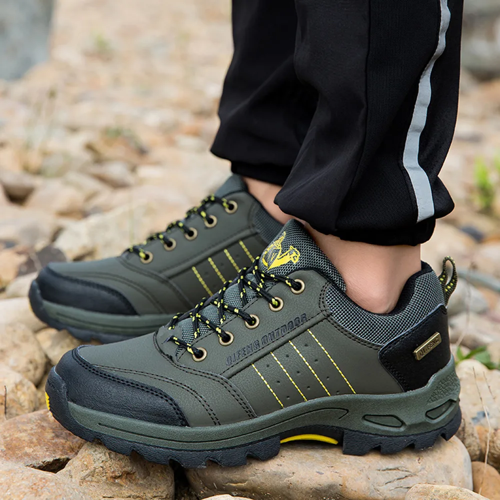 Men Hiking Shoes Outdoor Antiskid Trekking Hunting Tourism Mountain Sneakers Non-slip Wear-resistant Travel Shoes
Men Hiking Shoes Outdoor Antiskid Trekking Hunting Tourism Mountain Sneakers Non-slip Wear-resistant Travel Shoes