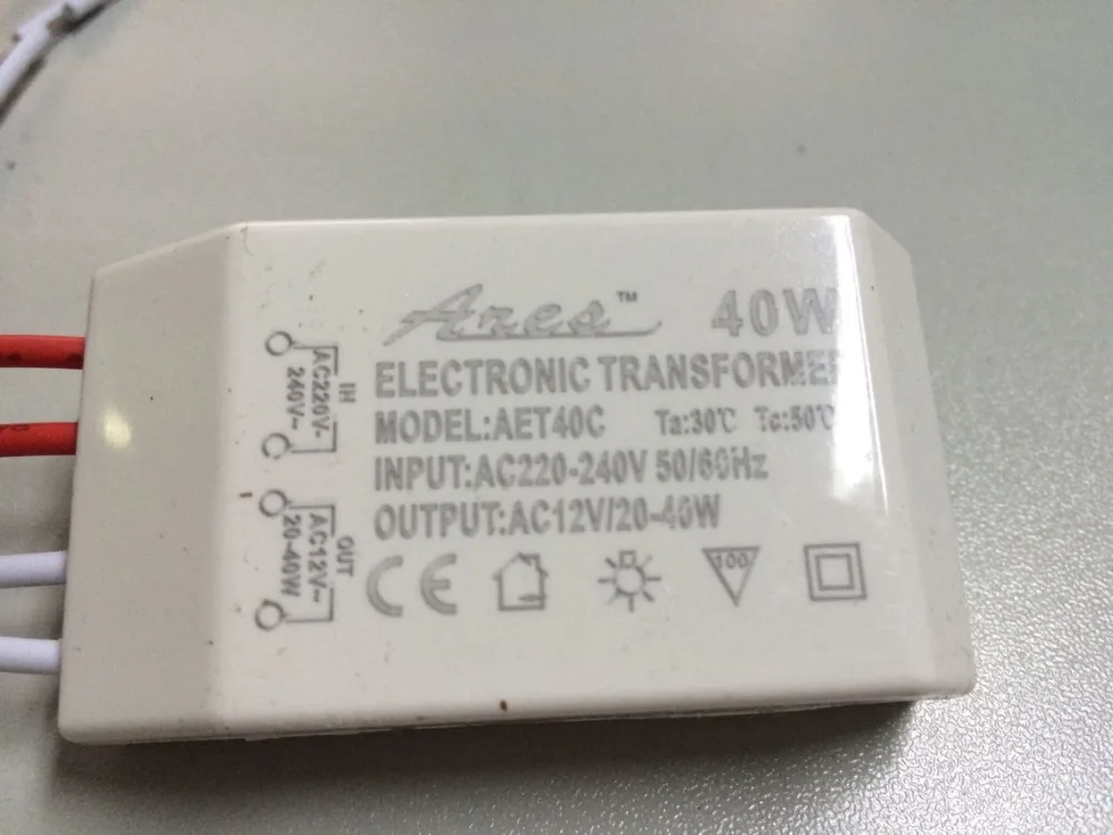 40W Halogen Light LED Driver Electronic Transformer for G4 / G5.3/ MR16 / MR11 halogen bulbs 10pcs/lot
40W Halogen Light LED Driver Electronic Transformer for G4 / G5.3/ MR16 / MR11 halogen bulbs 10pcs/lot